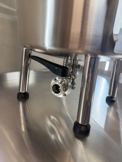 K80 Mash Tun - Complete Set (incl. valves & clamps)