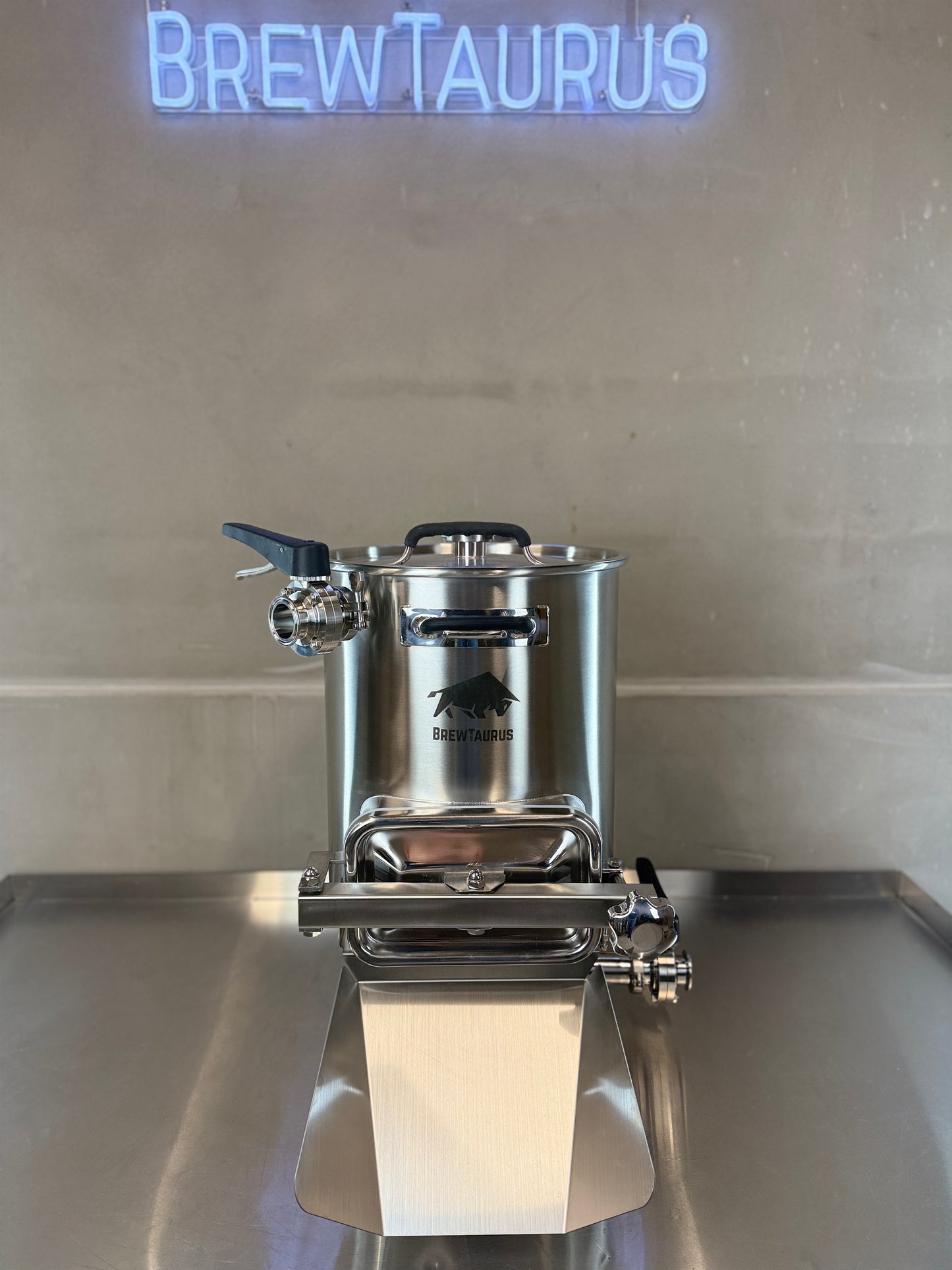K40 Mash Tun - Complete Set (incl. valves & clamps)