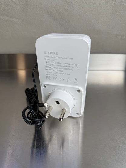 Inkbird C236T 16A temperature controller with EU plug for brewing heating elements