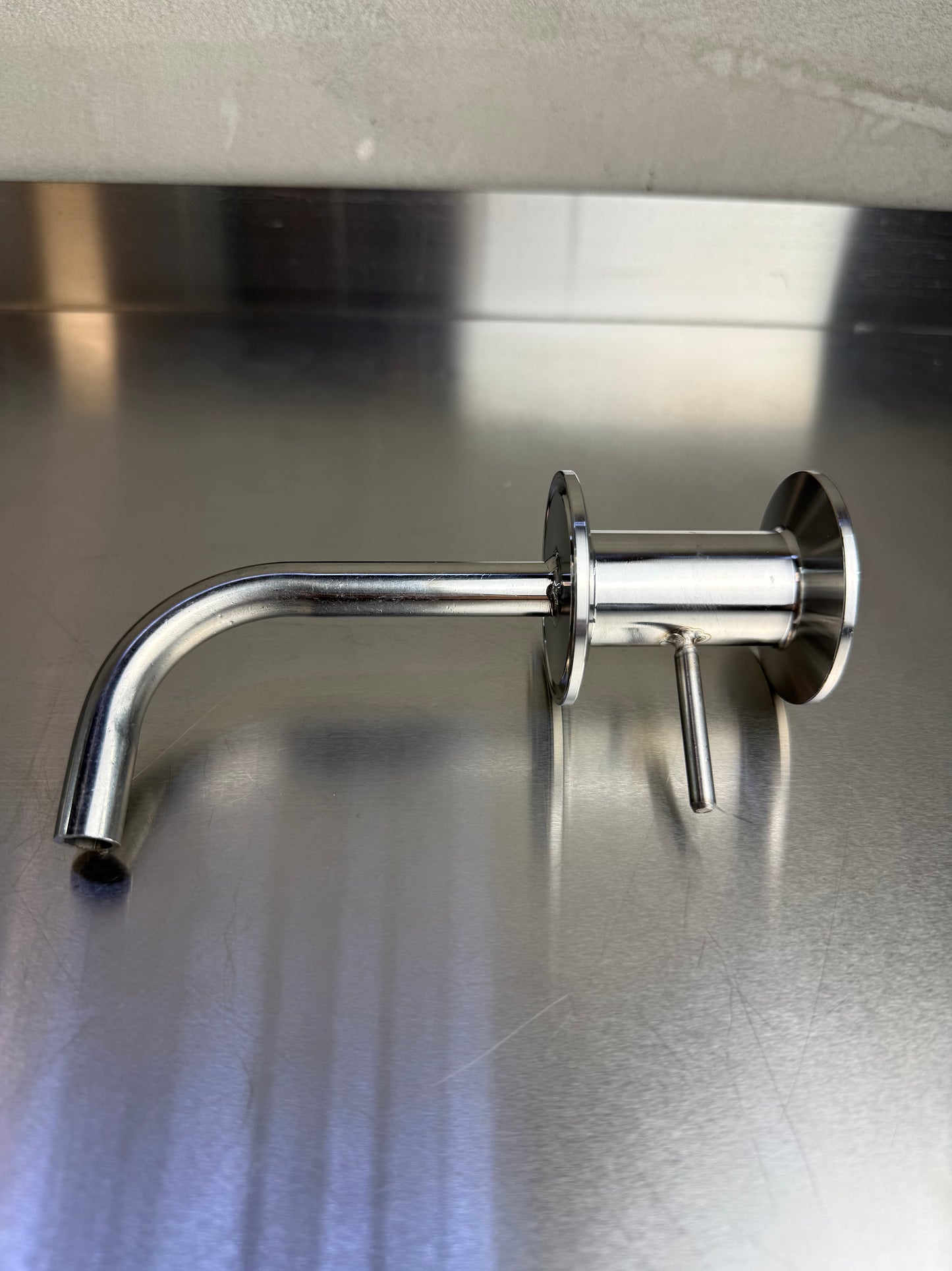 1.5 inch Tri-Clamp racking arm long version 153mm stainless steel brewing fitting