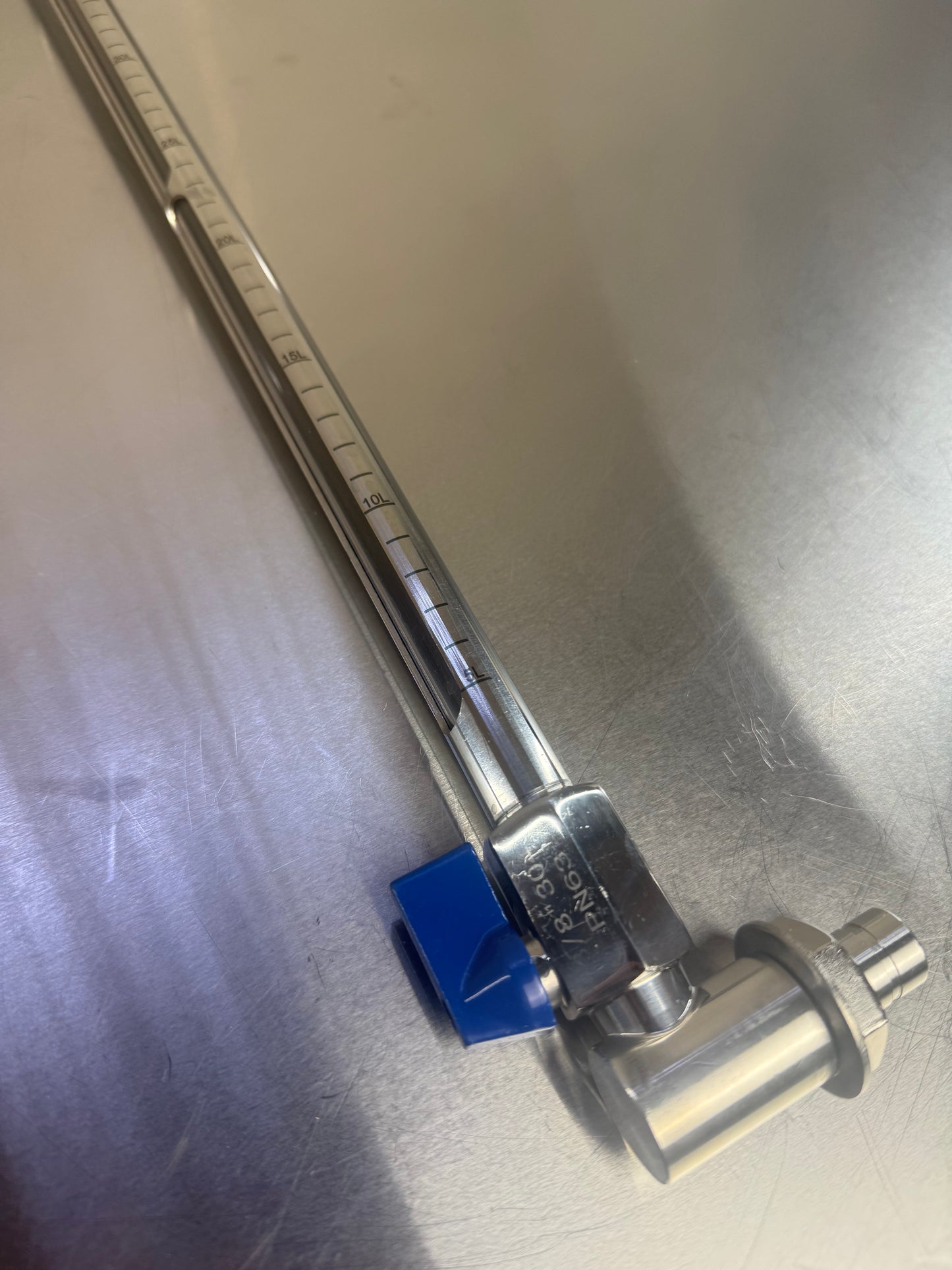 SS housing with the PC tube with SS304 cover and valve 61cm long (for B70L)