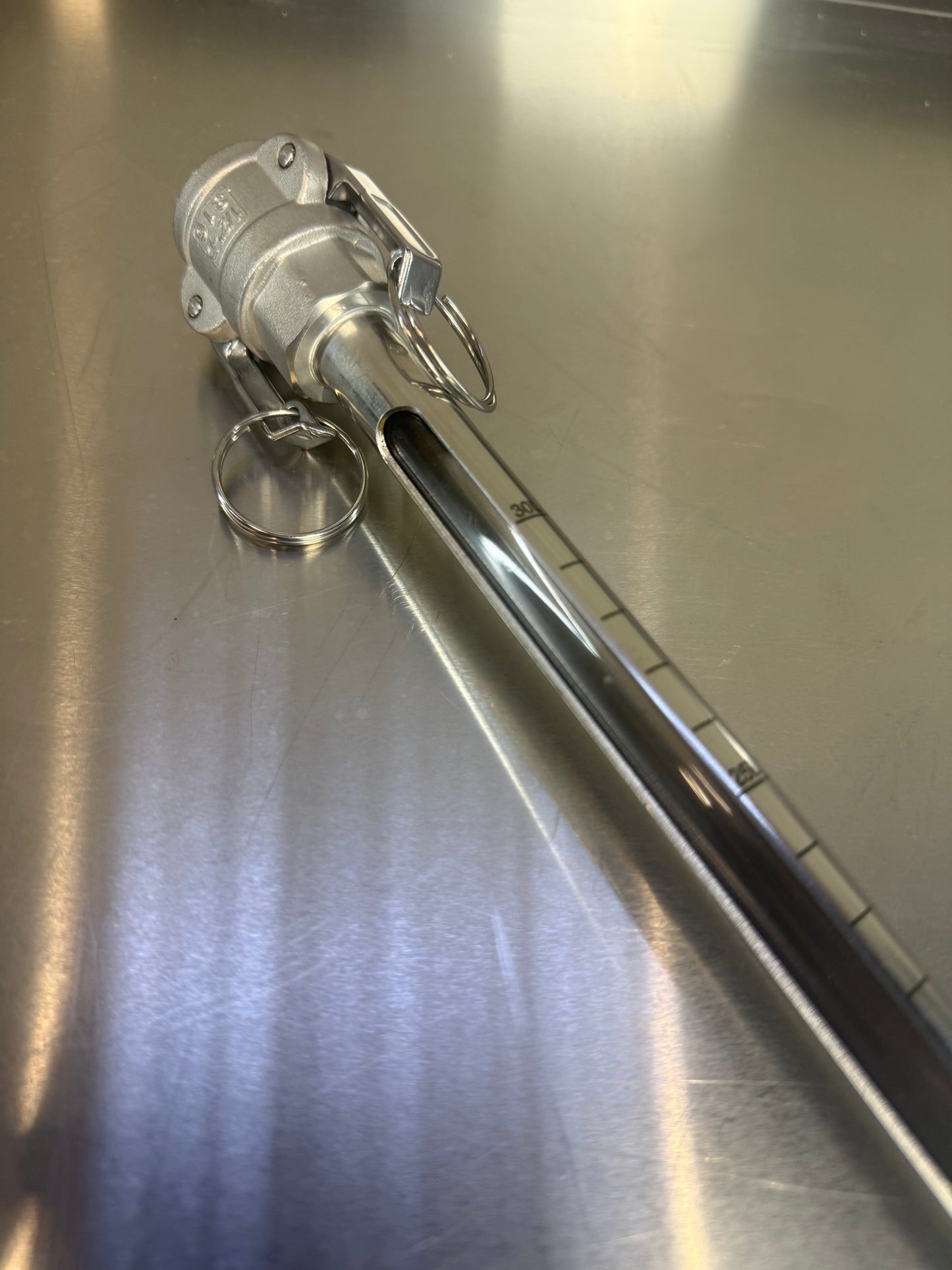 SS housing with the PC tube with SS304 cover and valve 45cm long (for B40L)