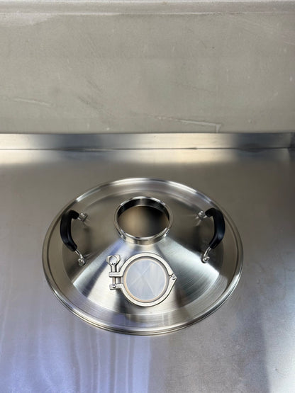 B70L & B80L PRO Sight Glass Steam Condenser / Still Lid — Ø400 mm (4" TC)