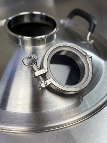 B70L & B80L PRO Sight Glass Steam Condenser / Still Lid — Ø400 mm (4" TC)