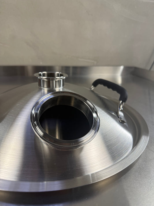 Dome Steam Condenser / Still Lid — Ø350 mm · 2" TC · fits K40, K40L & 345–355 mm