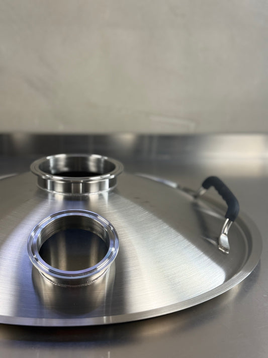 Dome Steam Condenser / Still Lid — Ø450 mm · 4" TC · fits K80, K80L & 445–455 mm