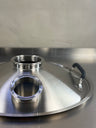 Dome Steam Condenser / Still Lid — Ø450 mm · 4" TC · fits K80, K80L & 445–455 mm