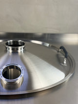 Dome Steam Condenser / Still Lid — Ø600 mm · 4" TC · fits K220 & 595–605 mm