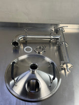 Steam Condenser Set Ø350 — Dome Lid + 2" Kit · fits K40, K40L & 345–355 mm