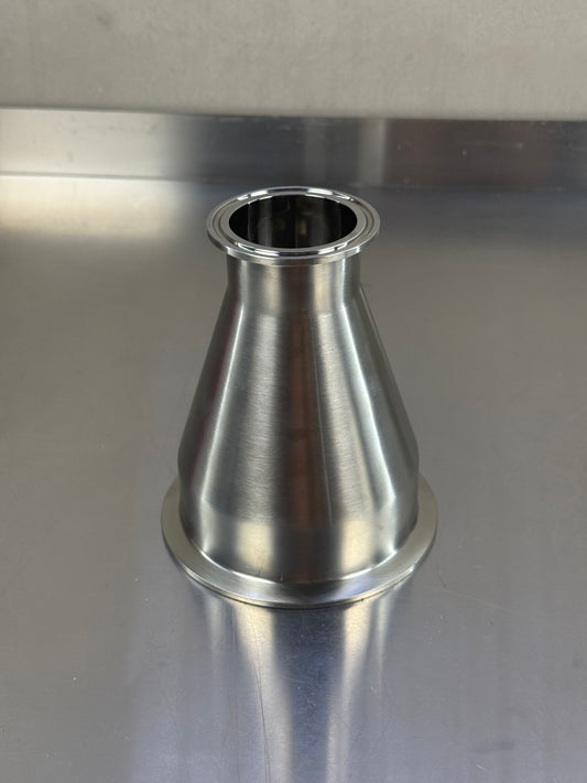 4" to 2" Tri-Clamp Concentric Reducer – Still Attachment