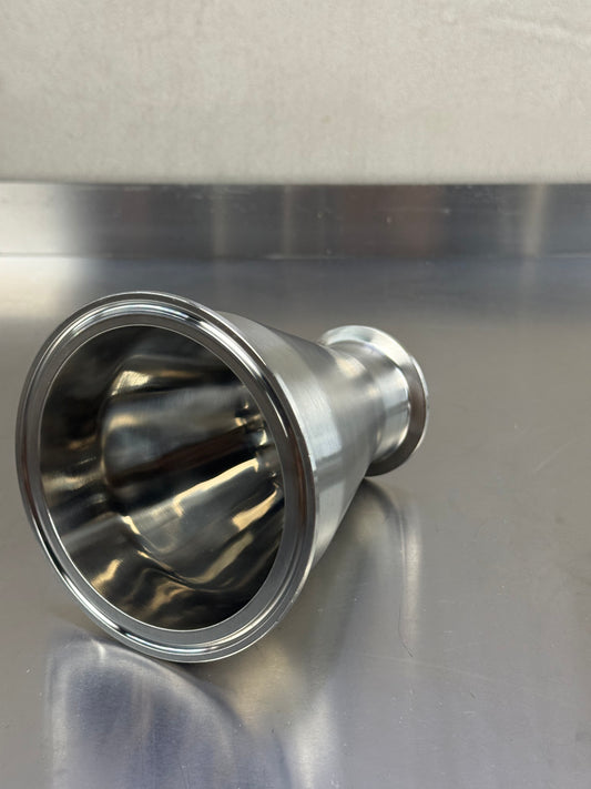 4" to 2" Tri-Clamp Concentric Reducer – Still Attachment