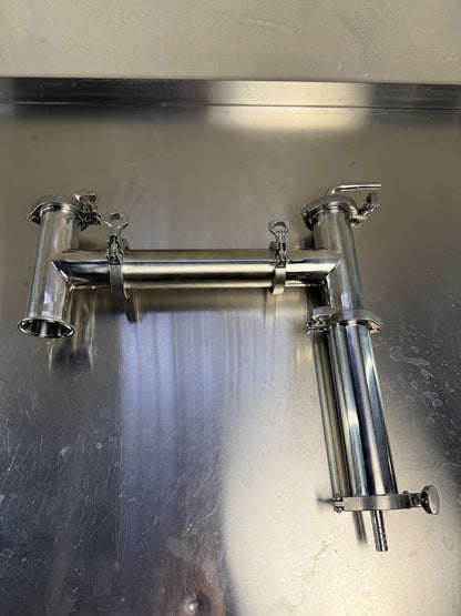 2" Steam Condenser Kit with Hop Tube — without lid · fits any 2" TC port