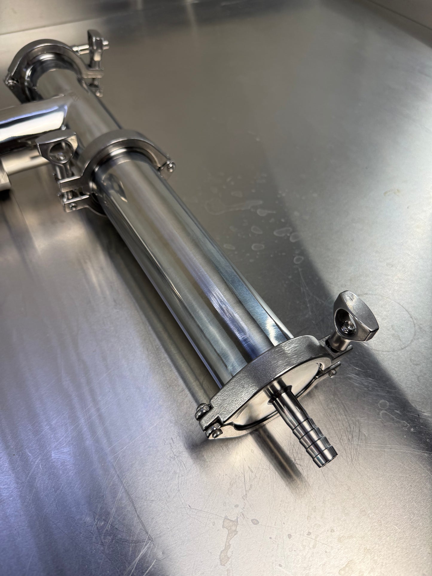 2" Steam Condenser Kit with Hop Tube — without lid · fits any 2" TC port