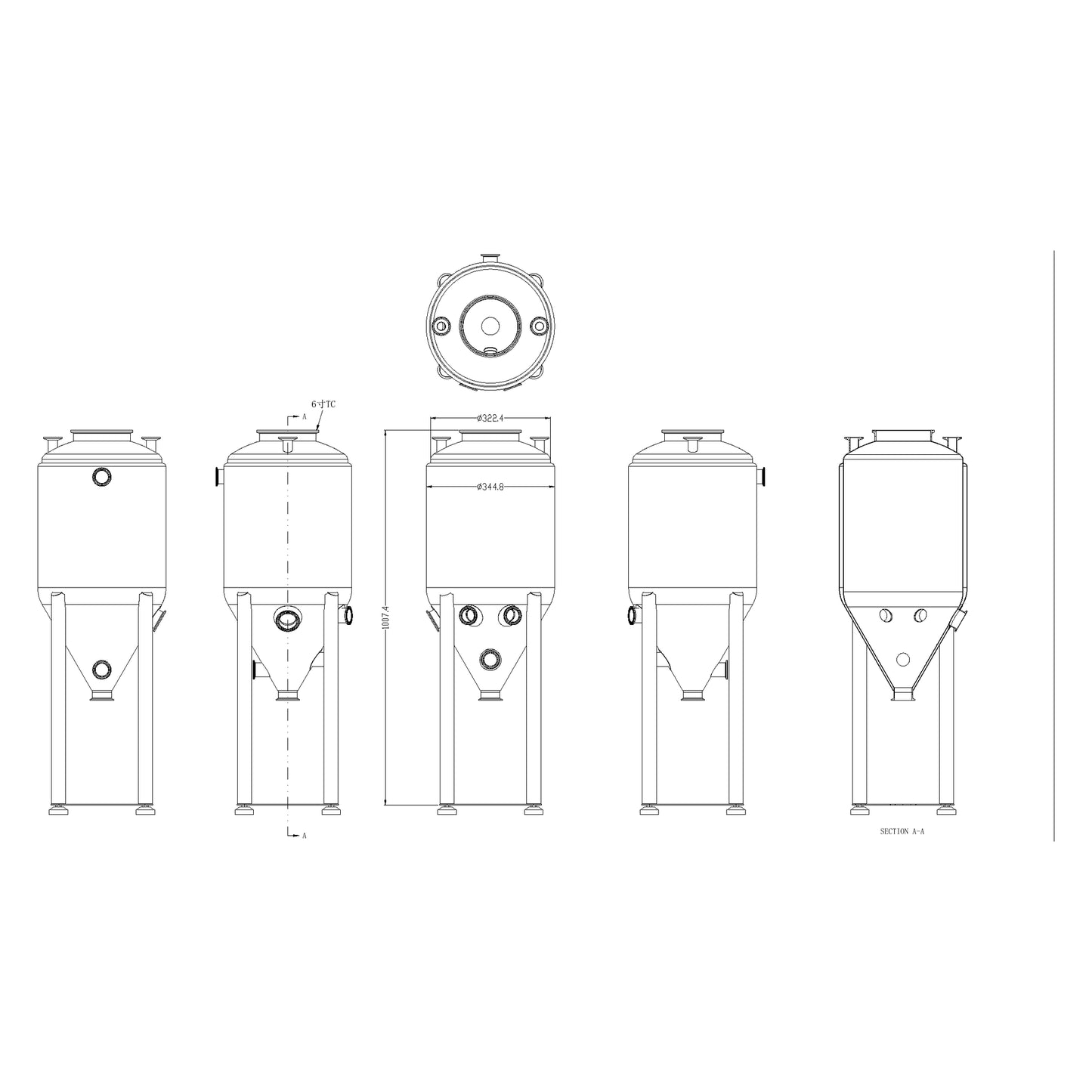 *PRE-ORDER* PF40 Fully Jacketed Unitank +[Extra accessories]
