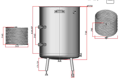 K160L Hot Liquor Tank / HLT