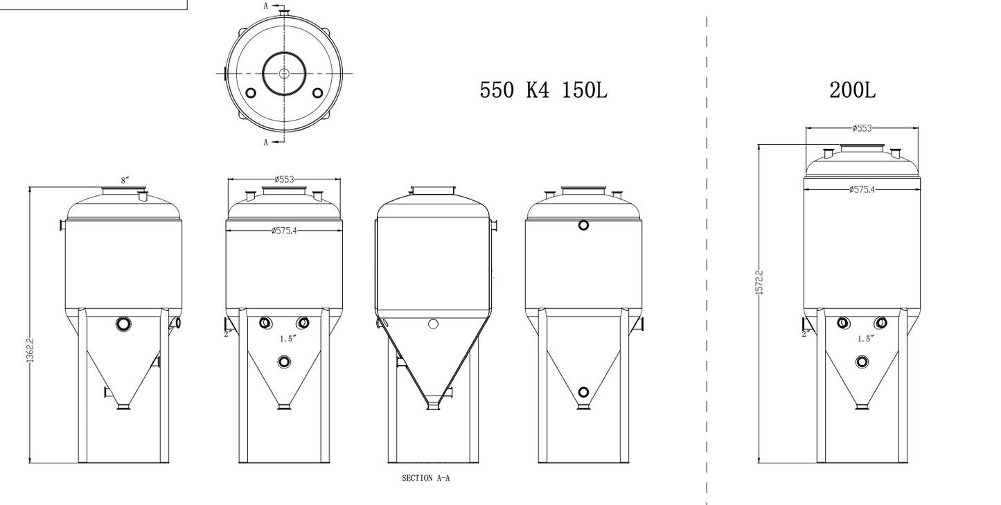 *PRE-ORDER* PF220 Fully Jacketed Unitank +[Extra accessories]