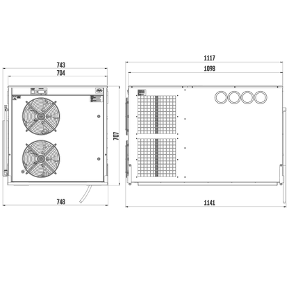 Lindr AS-450 Unlimited 4X Pump, 4X Thermostat