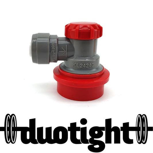 duotight 6.35mm (1/4) x Ball Lock Disconnect - (Grey + Red Gas)