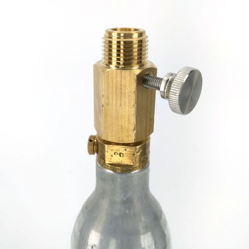 Deluxe Sodastream Cylinder Adapter (with pin adjustment) (EU Thread) W21.8 male to TR21-4 female