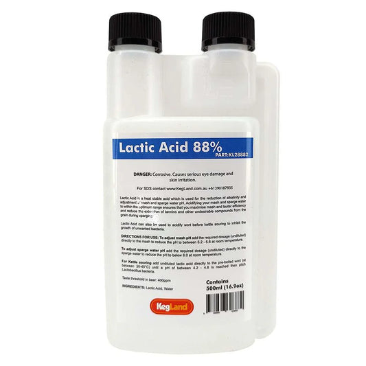 Lactic Acid 88% - pH Adjuster (500ml) 16oz