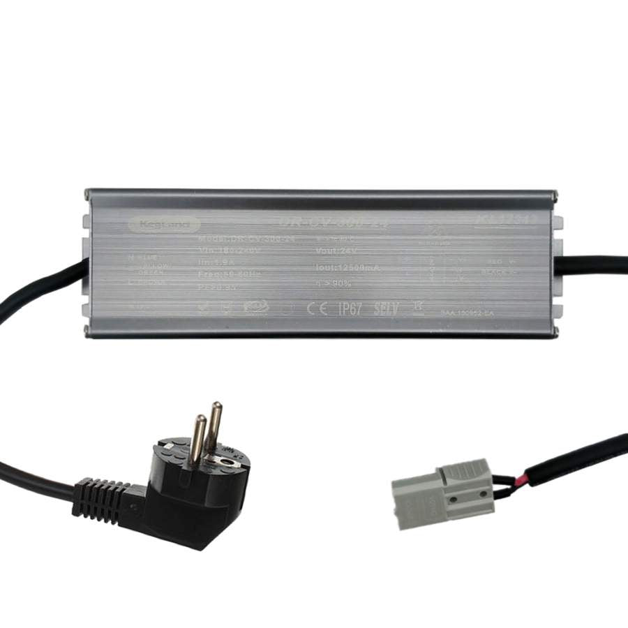 KegLand 24 V DC 12.5 A power supply for the MaltZilla grain mill