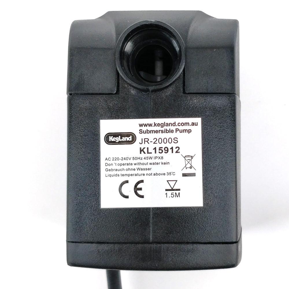 Submersible Pump 2000 L/h, 3.2 m Head – Euro Plug