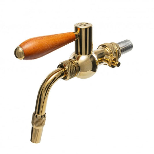 LUKR Baroko 2.0 Beer Faucet | Stainless Steel | TiN Gold