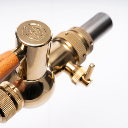 LUKR Baroko 2.0 Beer Faucet | Stainless Steel | TiN Gold