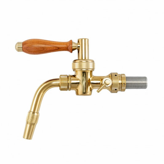 LUKR Nostalgie 2.0 Beer Faucet | Stainless Steel | TiN Gold