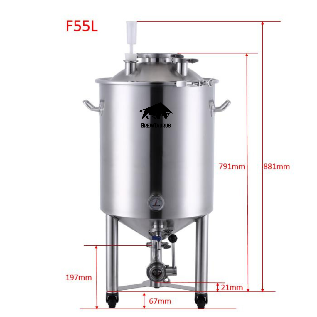 F55L Conical Fermenter +[Extra accessories]