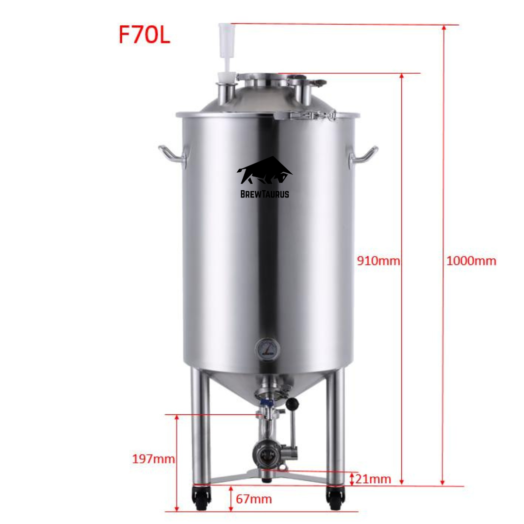 F70L Conical Fermenter +[Extra accessories]