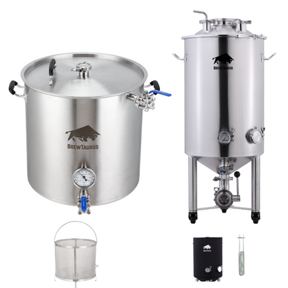 Brewhouse: K70L Brewing Kettle & F70L Conical Fermenter [Extra accessories]
